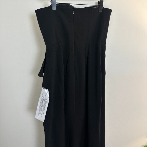 DRESS THE POPULATION Kai Strapless Gown in Black Size Large - Picture 7 of 11